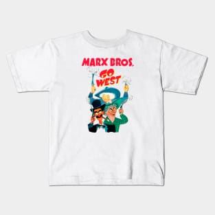 Marx Brothers Bros Go West Kids T-Shirt